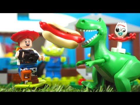 Lego Toy Story 4 Jessie Rex Forky Alien RV Vacation