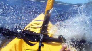 preview picture of video 'Hobie Adventure Island Kayak at sea South West Rocks NSW'