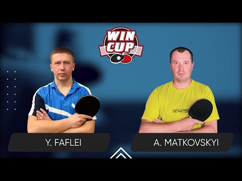 12:30 Yevhenii Faflei - Andrii Matkovskyi West 1 WIN CUP 05.11.2023 | TABLE TENNIS WINCUP