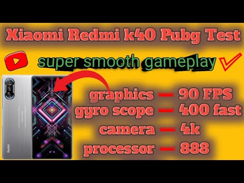 Xiaomi Redmi k40 Pubg Test |Sensitivity and Control setting |graphics test |bgmi sensitivity setting