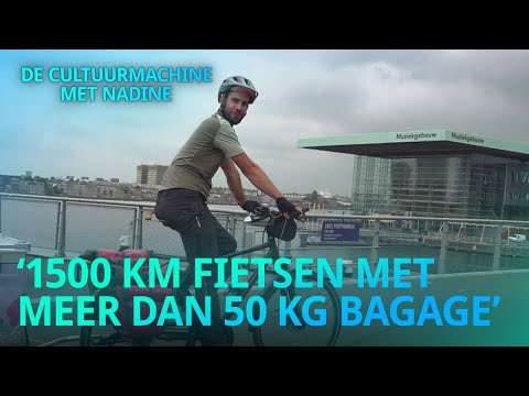 Artiest Manu Delago doet hele tournee op de fiets