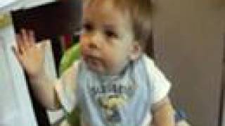 Jude waves and says bye bye