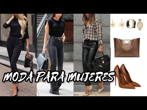 MODA OTOÑO INVIERNO CASUAL 2023 2024! Nuevas ideas OUTFITS PARA MUJER LOOKS FACIL DE COMBINAR