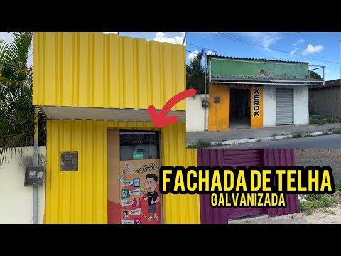 FACHADA DE TELHA - #1 FACHADA DE LOJA