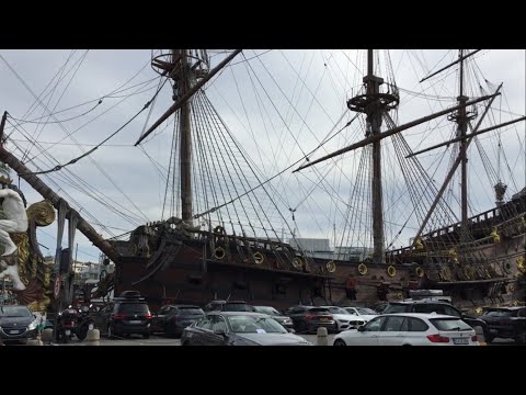 Pirate Ship “Neptune” Genova, Italy | Visita Galeone “Neptune” | Pirates Of The Caribbean Style Ship