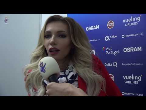 Eurovision 2018 - Interview Yuliya Samoylova - Russia
