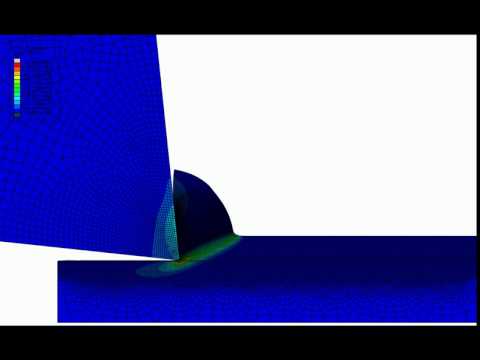 Abaqus CAE orthogonal cutting, Displacement based Damage evolution, Heat Flux