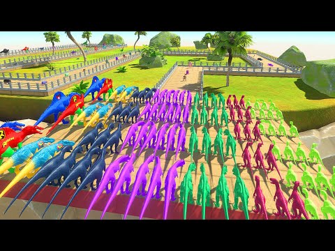 Color Carnivore Dinosaurs Championship - Animal Revolt Battle Simulator