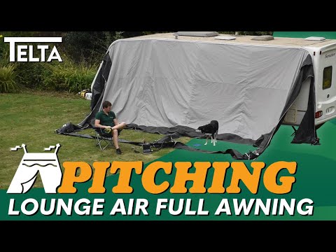 Telta Lounge Air Full Awning Pitching & Packing Video