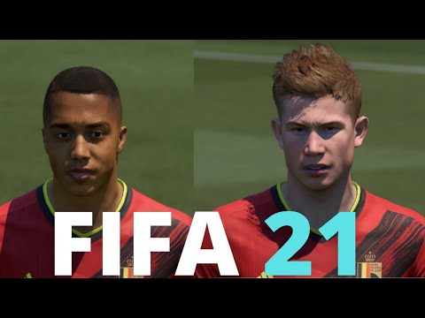FIFA 21 Belgium Faces | All Belgium players with a Real Face
