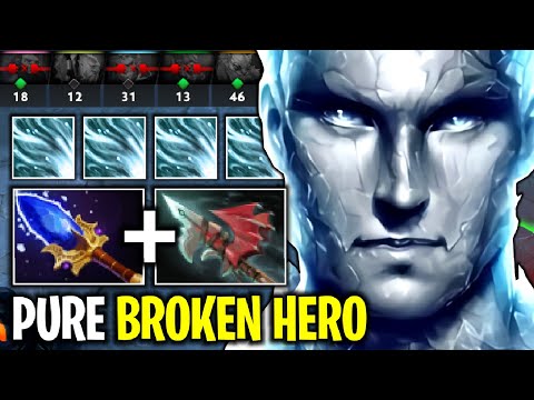 PURE BROKEN HERO..!! Aghanim Scepter Ancient Apparition Max Range by Goodwin 7.27c | Dota 2