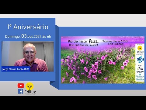 1º Aniversário "Pro dia nascer Feliz", com Jorge Elarrat - Programa #366