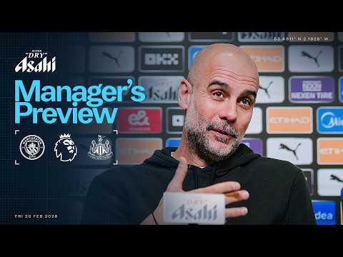 PRESS CONFERENCE | Pep Guardiola | Man City v Newcastle | Premier League