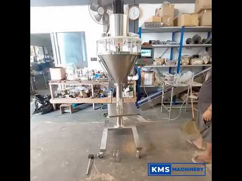 เครื่องบรรจุผงพร้อมเครื่องลำเลียงสกรู รุ่น DF-A + DS-3