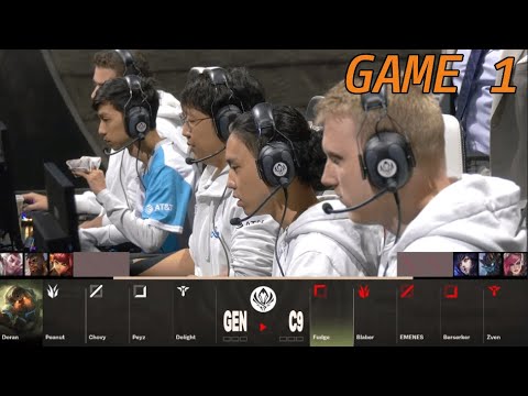 GEN vs C9 - Game 1 | Round 2 LoL MSI 2023 Main Stage