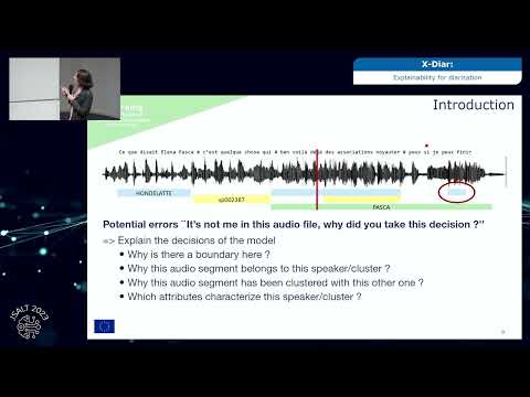 JSALT 2023 team presentation: Explainability for diarization (Marie Tahon)