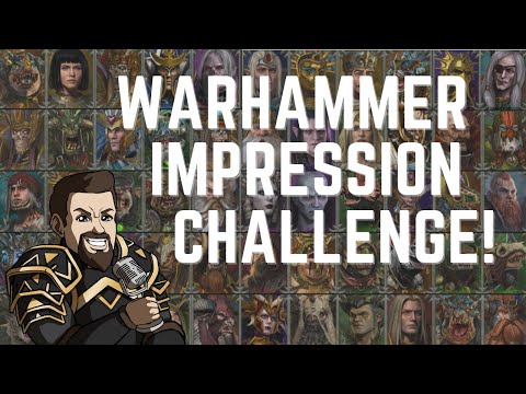 Voice Actor Attempts 13 Total War Warhammer Impressions!