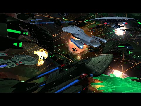 Star Trek Armada 3 Romulan War cinematic battle
