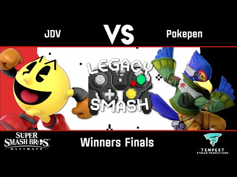 JDV (Pac-Man) VS Pokepen (Falco) - Winners Finals - Legacy Smash #20