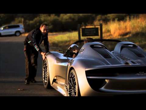 Thumbnail for Hot Hybrid: Porsche 918 Spyder in Motion by Porsche 918 Spyder, Porsche, Car