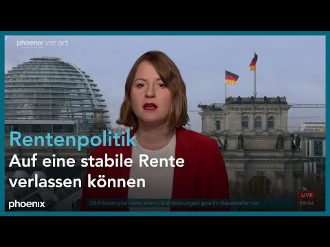 phoenix tagesgespräch mit Annika Klose zur Rentenpolitik am 18.11.25