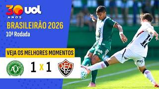 CHAPECOENSE 1 X 1 VITÓRIA | MELHORES MOMENTOS | BRASILEIRÃO