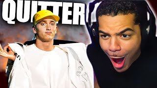 Gen Z Reacts to EMINEM DISS TRACK! QUITTER - Eminem (DIRTY)