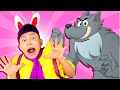 Big Grey Wolf Go Away + More | Funny Kids Songs | Kids Stories | Dominoki