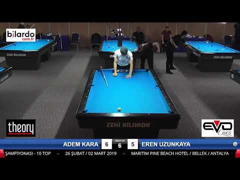 ADEM KARA & EREN UZUNKAYA Bilardo Maçı - 