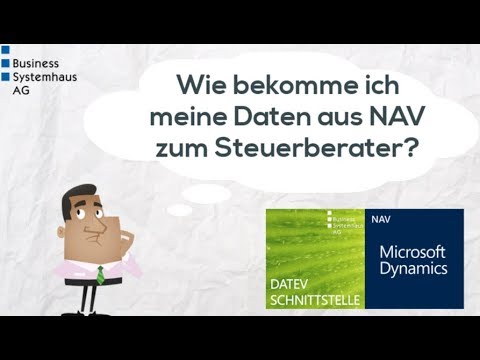 DATEV-Schnittstelle für Dynamics NAV - einfach erklärt