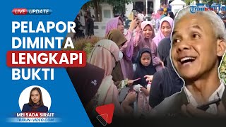 Laporan Kasus Ganjar Diduga Bagikan Voucher Internet di CFD Solo Dikembalikan, Belum Cukup Bukti