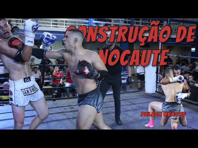 COMO FOI A ÚLTIMA LUTA DO PELEJA! CONSTRUÇÃO DE NOCAUTE - Peleja React