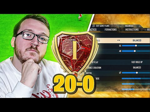 This META Formation got me 20-0 Rank 1 FAST😱FIFA 23 Best Custom Tactics