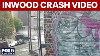 Video shows moment Corvette sends SUV flying in Inwood