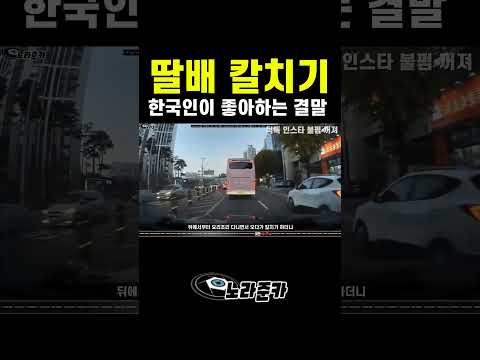 배달 라이더 칼치기 하더니 결국... #교통사고블랙박스영상