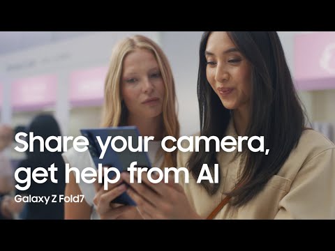 Camera share on large screen | K-beauty shop | Galaxy Z Fold7 | Samsung