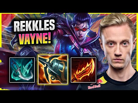 REKKLES BRINGS BACK VAYNE! - KC Rekkles Plays Vayne ADC vs Caitlyn! | Preseason 2022