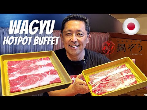 Buffet A5 WAGYU BEEF SUKIYAKI! 🇯🇵 TUDO O QUE VOCÊ PODE COMER Shabu Shabu Hot Pot em Shibuya Tóquio Japão