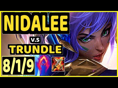 SEVENARMY (NIDALEE) vs TRUNDLE - 8/1/9 KDA JUNGLE CHALLENGER GAMEPLAY - EUW