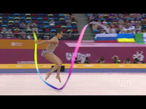 2019 Rhythmic Worlds, Baku (AZE) – Linoy ASHRAM (ISR), qualifications Ribbon