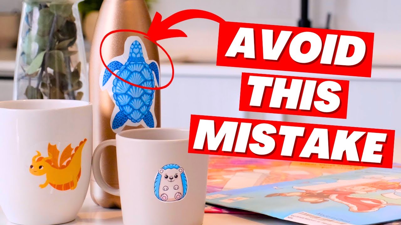 How To Print Your Own Stickers WITHOUT Using A Cricut Machine!