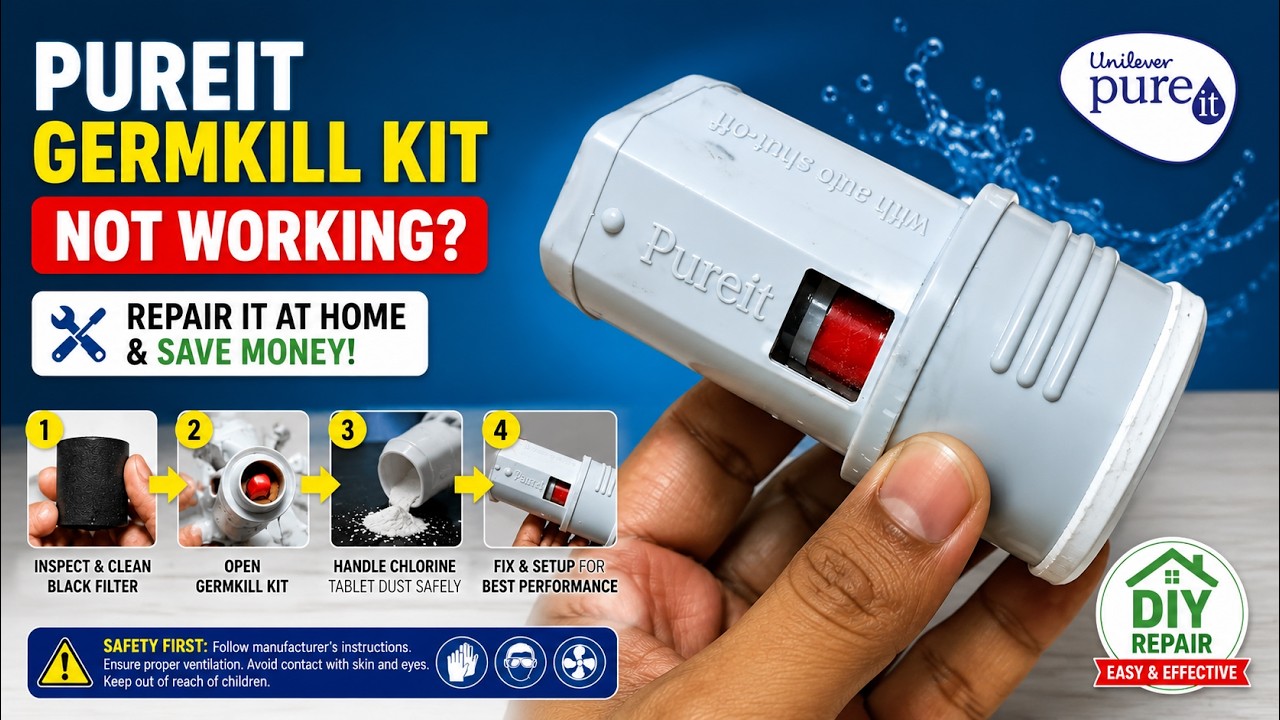 Watch video How to Save Money | Fixing a PureiT Germ Killer KIT Now How to Save Money | Fixing a PureiT Germ Killer KIT