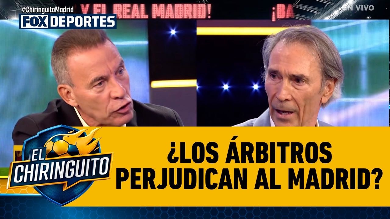 ¿Los árbitros perjudican a REAL MADRID? Discusión entre Paco Buyo y 'Lobo' Carrasco | El Chiringuito