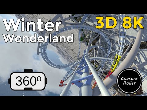 Winter Wonderland 3D 360 8K Roller Coaster by Jackson Grace