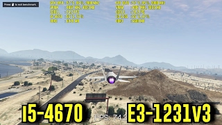 Video thumbnail for Intel i5-4670 vs XEON E3-1231v3 | BF 1 - Batman - MW Remastered - GTA V | Comparison by RIZECEK