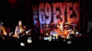 Don't turn your back on fear, The 69 Eyes, live in Mexico City 2010