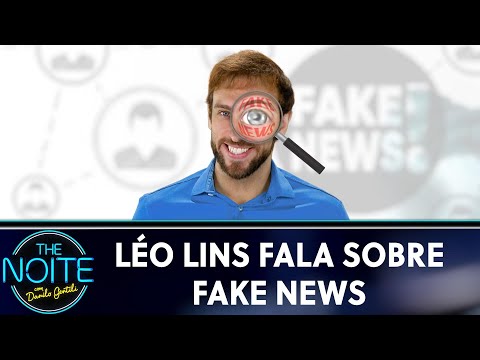 Léo Lins talks about Fake News | The Noite (May 29, 2019)