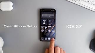 Customizing My iPhone - Clean & Aesthetic Setup