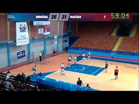 ARKUS liga Playoff 14. kolo / RK Dubočica 54 - RK Partizan