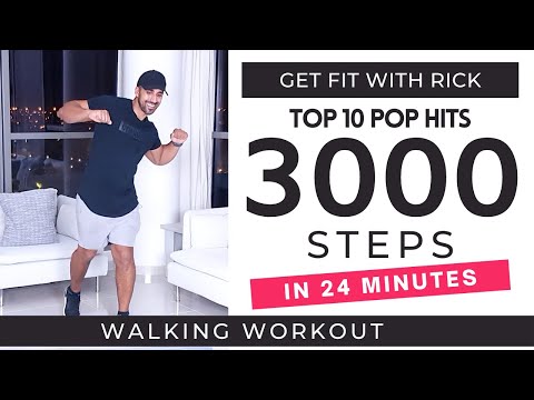 3000 Steps in 24 Minutes | Fun Walking Workout | Daily Workout at home